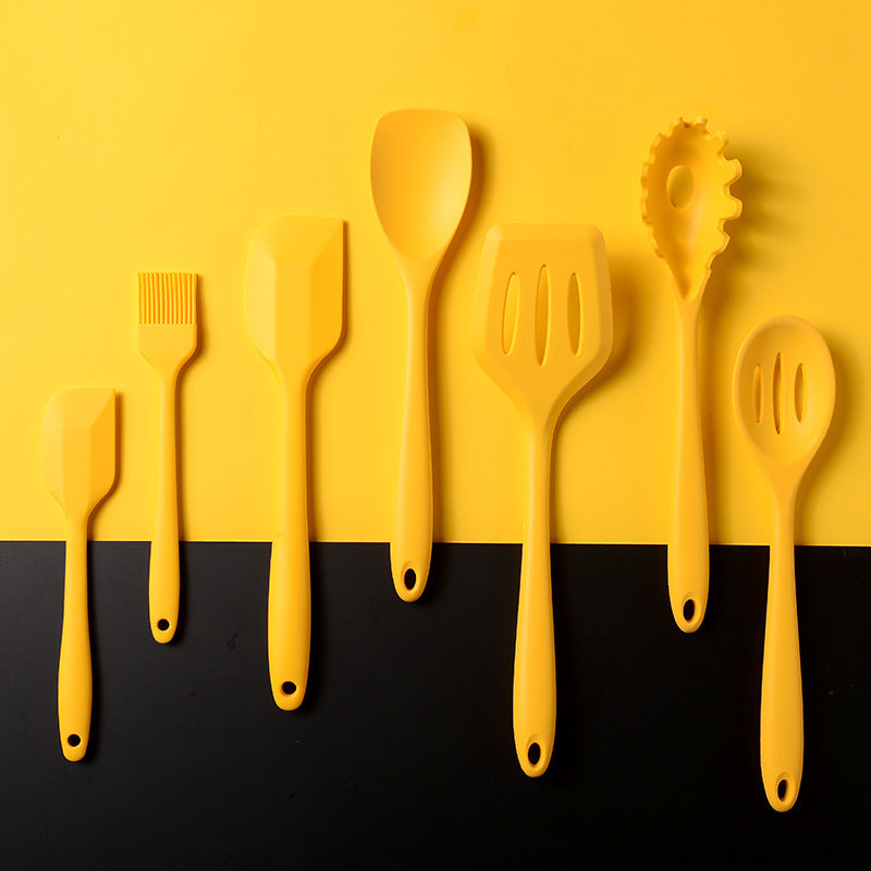 10PCS Food Grade Yellow Cooking Utensils Set